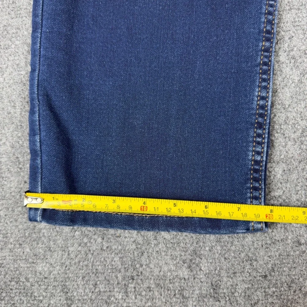 Levis 514 Straight Fit Jeans Mens 38x32 Dark Wash Indigo Denim Pants